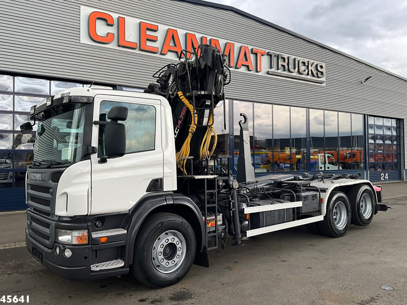Scania P 380 Terex 14 Tonmeter laadkraan met Poliepgrijper! - Hook lift, Truk derek: gambar 2 Scania P 380 Terex 14 Tonmeter laadkraan met Poliepgrijper! - Hook lift, Truk derek: gambar 2