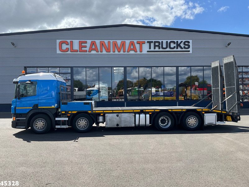 Scania P 410 8x2 Euro 6 Retarder Autotransporter met hydraulische oprijrampen - Truk pengangkut mobil: gambar 2 Scania P 410 8x2 Euro 6 Retarder Autotransporter met hydraulische oprijrampen - Truk pengangkut mobil: gambar 2