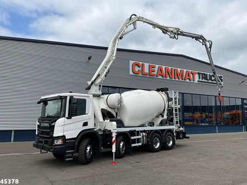 Scania P 450 XT 8x4 Euro 6 Retarder CIFA 7m³ Mixer + Pumi Pump 25 m³ NEW AND UNUSED! - Truk pompa beton: gambar 1 Scania P 450 XT 8x4 Euro 6 Retarder CIFA 7m³ Mixer + Pumi Pump 25 m³ NEW AND UNUSED! - Truk pompa beton: gambar 1