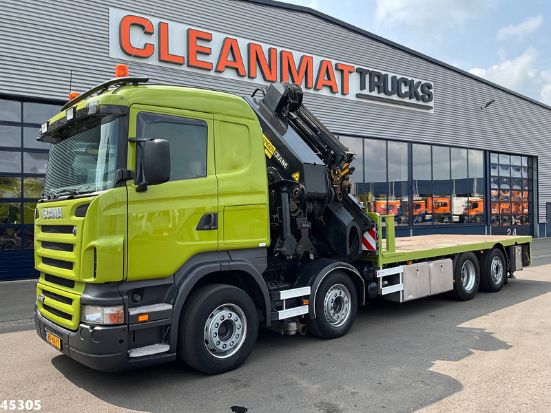 Scania R 420 8x2 manual Palfinger 85 Tonmeter laadkraan + Fly-Jib - Truk derek: gambar 2 Scania R 420 8x2 manual Palfinger 85 Tonmeter laadkraan + Fly-Jib - Truk derek: gambar 2