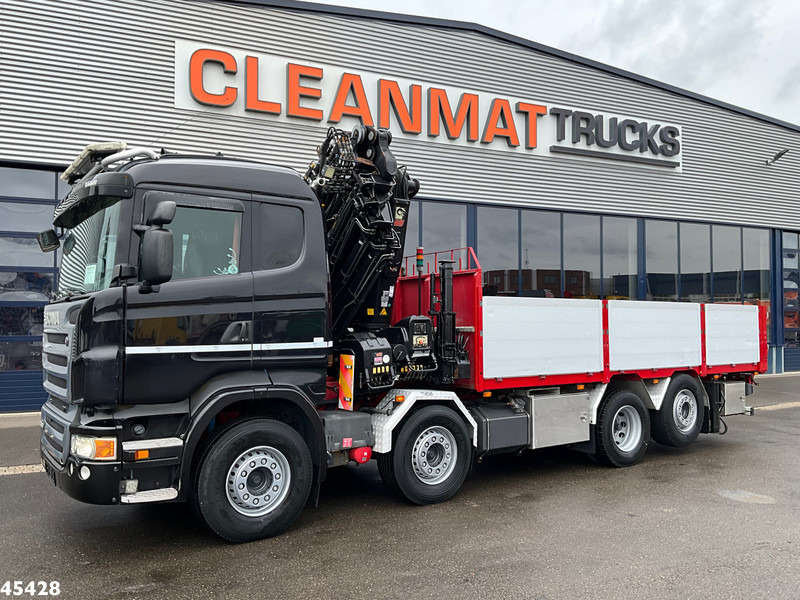 Scania R 480 8x2 Retarder Hiab 47 Tonmeter laadkraan + Fly-Jib! Just 242.931 km! - Truk derek: gambar 2 Scania R 480 8x2 Retarder Hiab 47 Tonmeter laadkraan + Fly-Jib! Just 242.931 km! - Truk derek: gambar 2