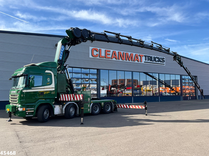 Scania R 490 8x4 Euro 6 Effer 140 Tonmeter laadkraan + Fly-Jib Just 283.508 km - Truk derek: gambar 1 Scania R 490 8x4 Euro 6 Effer 140 Tonmeter laadkraan + Fly-Jib Just 283.508 km - Truk derek: gambar 1