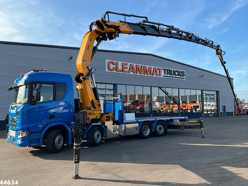 Scania R 540 Euro 6 Effer 100 Tonmeter laadkraan + Fly-Jib Just 39.720 km! - Truk derek: gambar 1 Scania R 540 Euro 6 Effer 100 Tonmeter laadkraan + Fly-Jib Just 39.720 km! - Truk derek: gambar 1