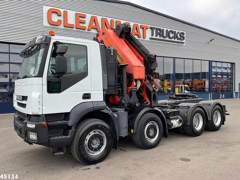 Iveco Stralis AD410T44 8x4 Palfinger 44 Tonmeter laadkraan + Fly-Jib Just 222.398 km! - Tractor head: gambar 2 Iveco Stralis AD410T44 8x4 Palfinger 44 Tonmeter laadkraan + Fly-Jib Just 222.398 km! - Tractor head: gambar 2