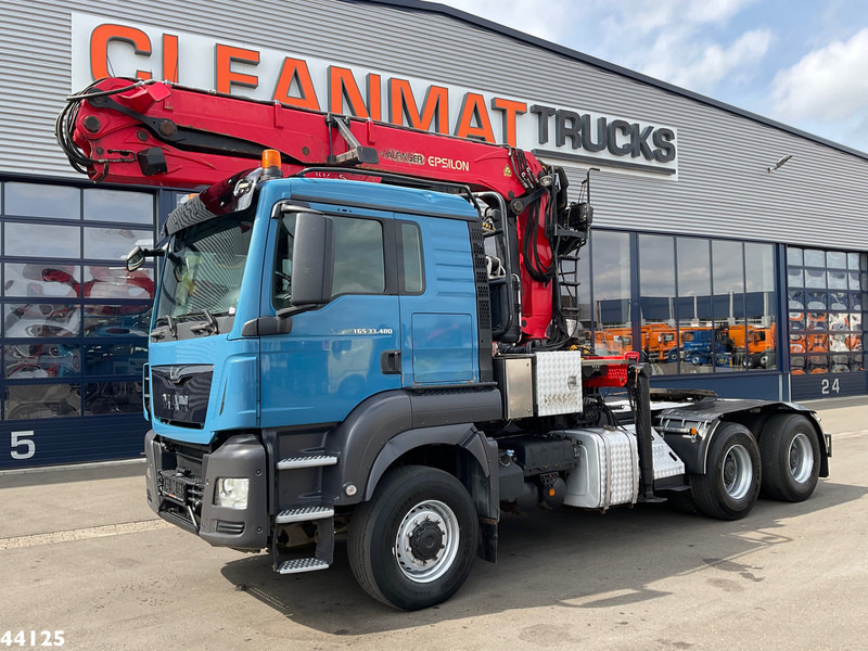 MAN TGS 33.480 6x6 Euro 6 Palfinger 27 Tonmeter boomkraan - Tractor head: gambar 2 MAN TGS 33.480 6x6 Euro 6 Palfinger 27 Tonmeter boomkraan - Tractor head: gambar 2