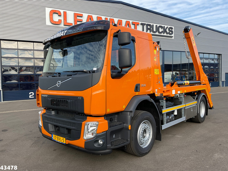 Volvo FE 350 Hyva 14 Ton portaalarmsysteem - Truk skip loader: gambar 1 Volvo FE 350 Hyva 14 Ton portaalarmsysteem - Truk skip loader: gambar 1