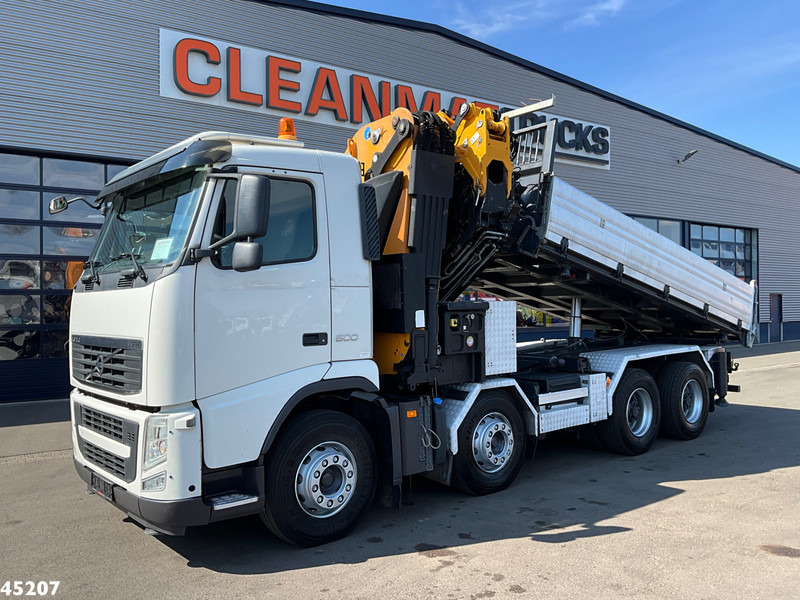 Volvo FH 500 8x4 Effer 65 Tonmeter laadkraan + Fly-Jib - Truk jungkit, Truk derek: gambar 4 Volvo FH 500 8x4 Effer 65 Tonmeter laadkraan + Fly-Jib - Truk jungkit, Truk derek: gambar 4