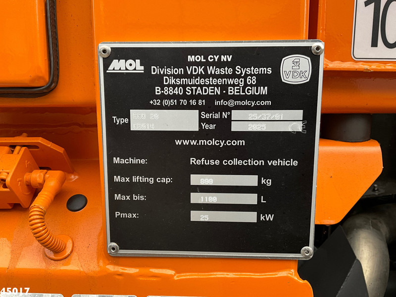 Truk sampah Volvo FL 250 VDK 9m³: gambar 16 Truk sampah Volvo FL 250 VDK 9m³: gambar 16