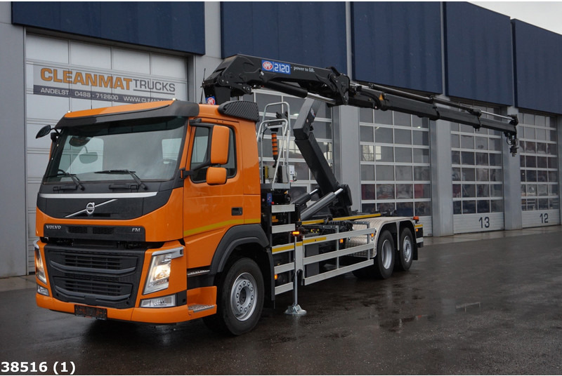 Volvo FM 410 HMF 21 Tonmeter laadkraan - Hook lift, Truk derek: gambar 1 Volvo FM 410 HMF 21 Tonmeter laadkraan - Hook lift, Truk derek: gambar 1