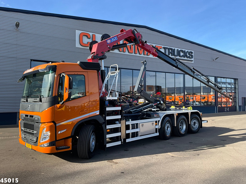 Volvo FM 420 8x2 Euro 6 HMF 26 Tonmeter laadkraan - Hook lift, Truk derek: gambar 1 Volvo FM 420 8x2 Euro 6 HMF 26 Tonmeter laadkraan - Hook lift, Truk derek: gambar 1