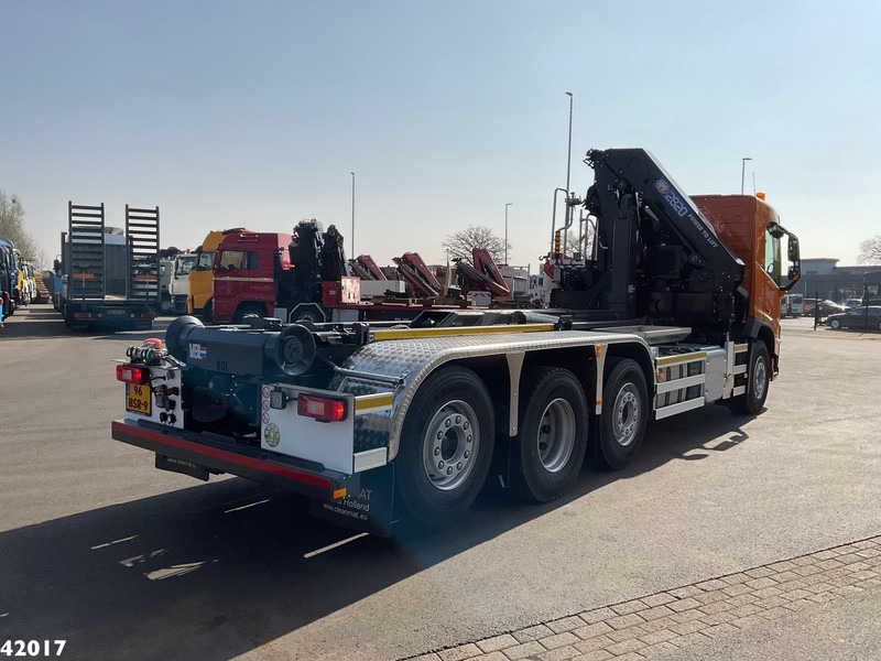 Volvo FM 420 8x2 HMF 28 Tonmeter laadkraan - Hook lift, Truk derek: gambar 4 Volvo FM 420 8x2 HMF 28 Tonmeter laadkraan - Hook lift, Truk derek: gambar 4