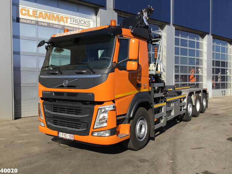 Volvo FM 420 8x2 HMF 28 ton/meter laadkraan Welvaarts weighing system - Hook lift, Truk derek: gambar 2 Volvo FM 420 8x2 HMF 28 ton/meter laadkraan Welvaarts weighing system - Hook lift, Truk derek: gambar 2