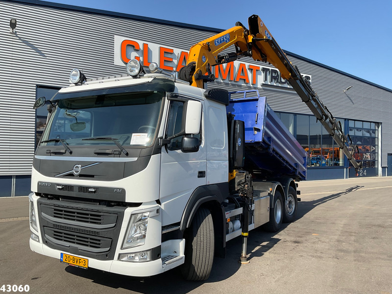 Volvo FM 460 Effer 26 Tonmeter laadkraan Kipper Just 94.130 km! - Truk jungkit, Truk derek: gambar 1 Volvo FM 460 Effer 26 Tonmeter laadkraan Kipper Just 94.130 km! - Truk jungkit, Truk derek: gambar 1