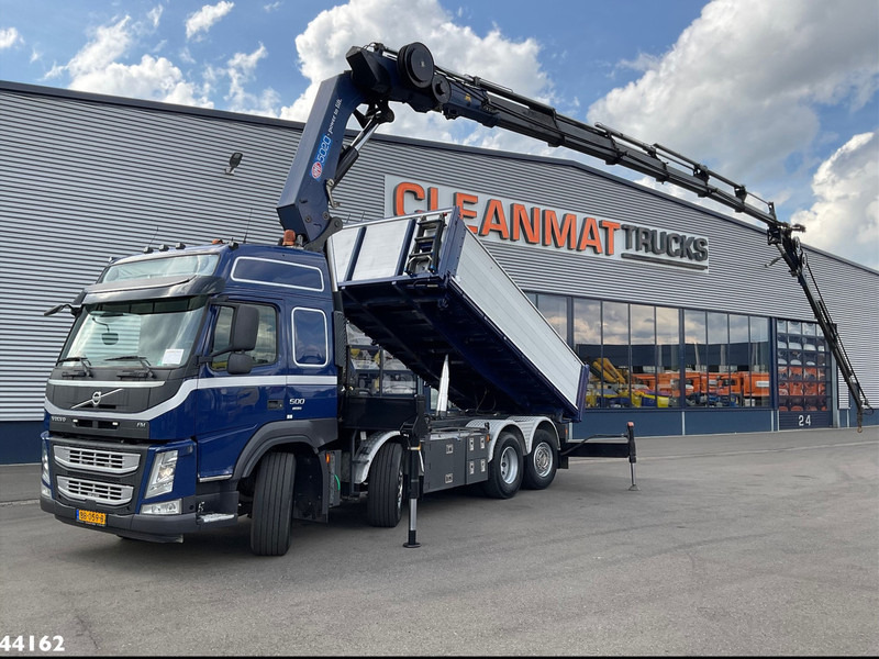 Volvo FM 500 Euro 6 HMF 50 Tonmeter laadkraan + Fly-Jib - Truk jungkit, Truk derek: gambar 1 Volvo FM 500 Euro 6 HMF 50 Tonmeter laadkraan + Fly-Jib - Truk jungkit, Truk derek: gambar 1