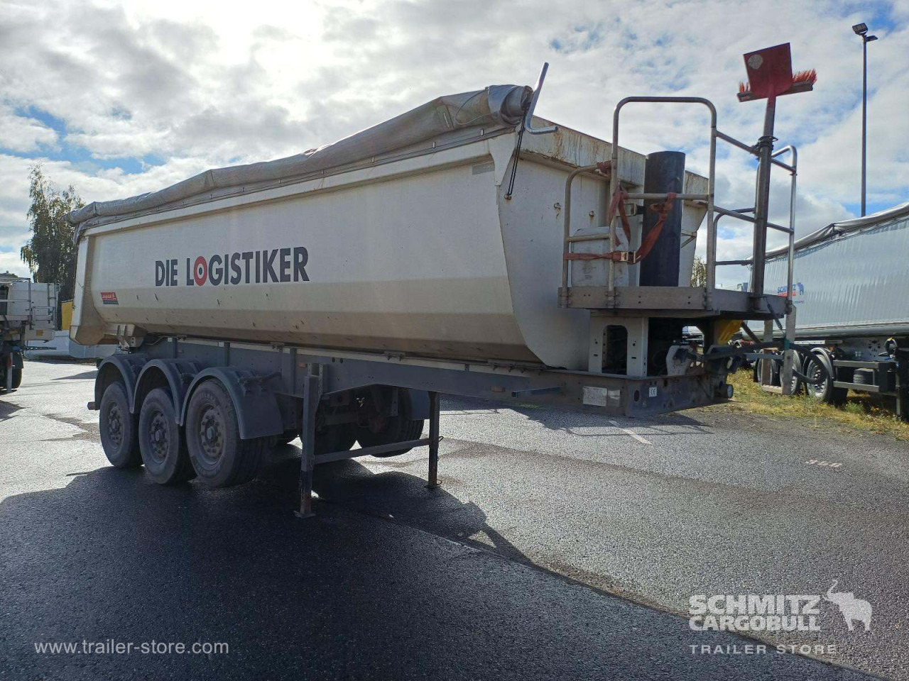 LANGENDORF Auflieger Kipper Stahlrundmulde 24m³ - Semi-trailer jungkit: gambar 1 LANGENDORF Auflieger Kipper Stahlrundmulde 24m³ - Semi-trailer jungkit: gambar 1
