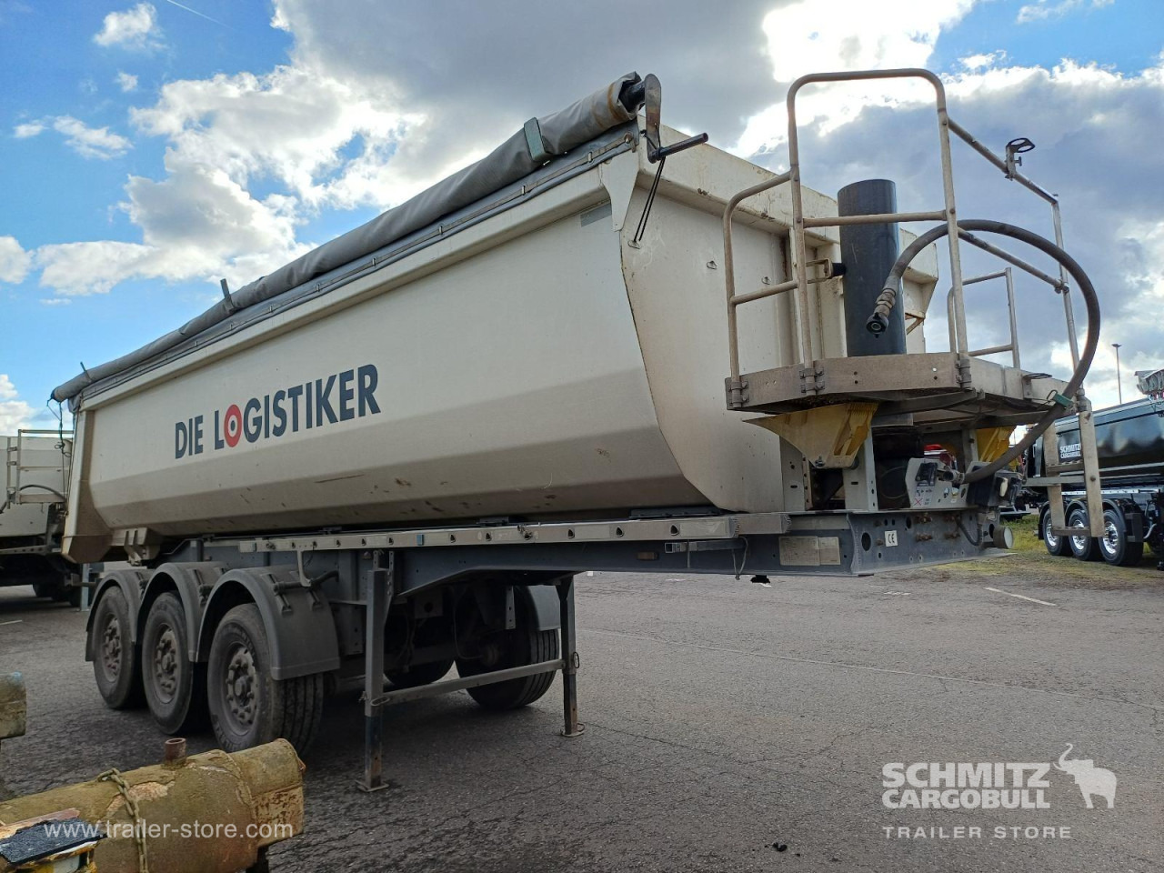 LANGENDORF Auflieger Kipper Stahlrundmulde 24m³ - Semi-trailer jungkit: gambar 1 LANGENDORF Auflieger Kipper Stahlrundmulde 24m³ - Semi-trailer jungkit: gambar 1