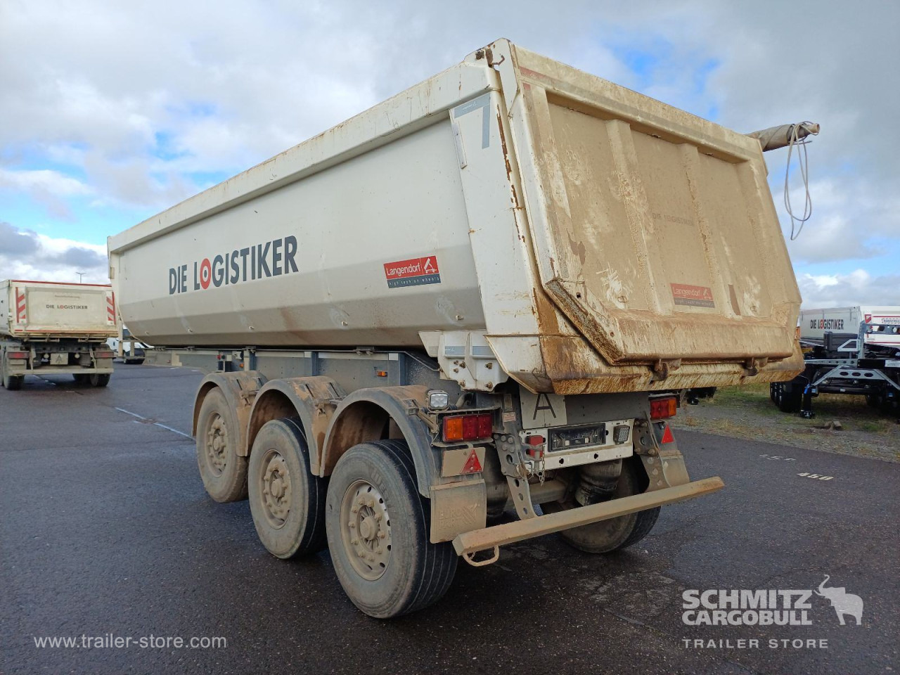 LANGENDORF Auflieger Kipper Stahlrundmulde 24m³ - Semi-trailer jungkit: gambar 5 LANGENDORF Auflieger Kipper Stahlrundmulde 24m³ - Semi-trailer jungkit: gambar 5