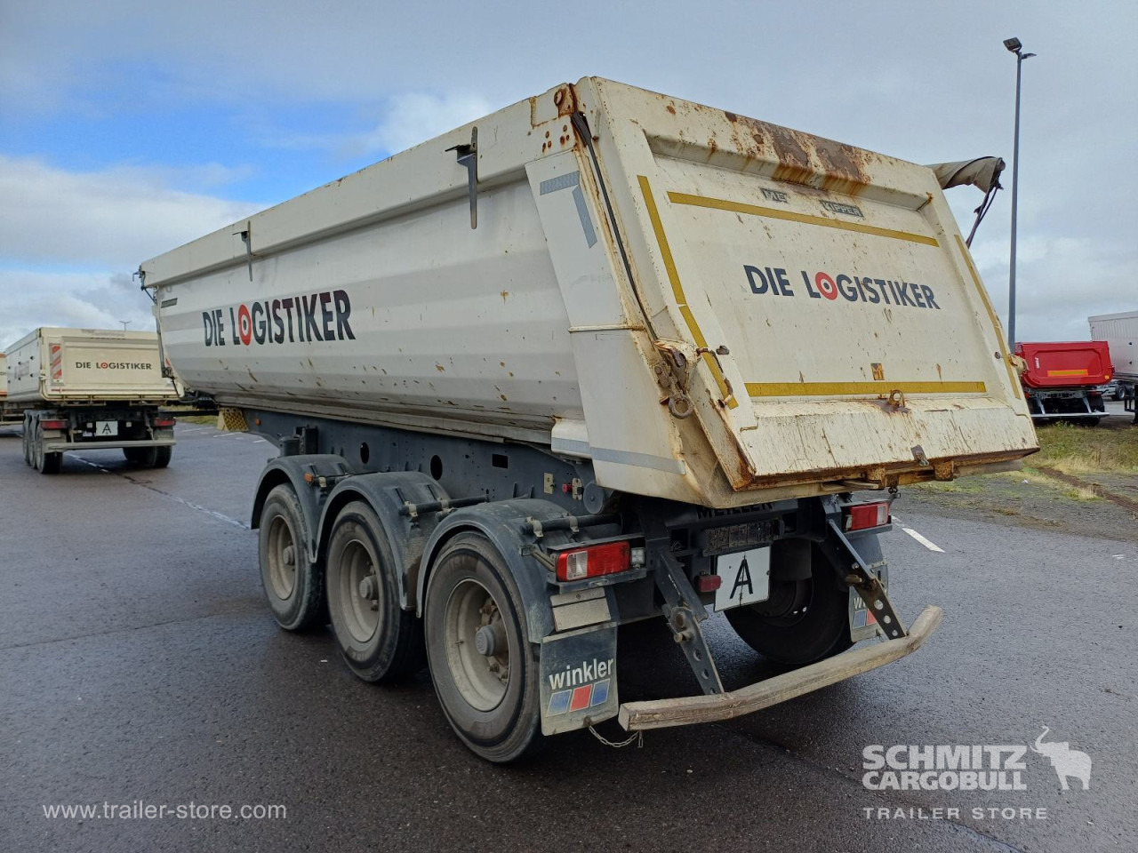 MEILLER Auflieger Kipper Stahlrundmulde 26m³ - Semi-trailer jungkit: gambar 3 MEILLER Auflieger Kipper Stahlrundmulde 26m³ - Semi-trailer jungkit: gambar 3