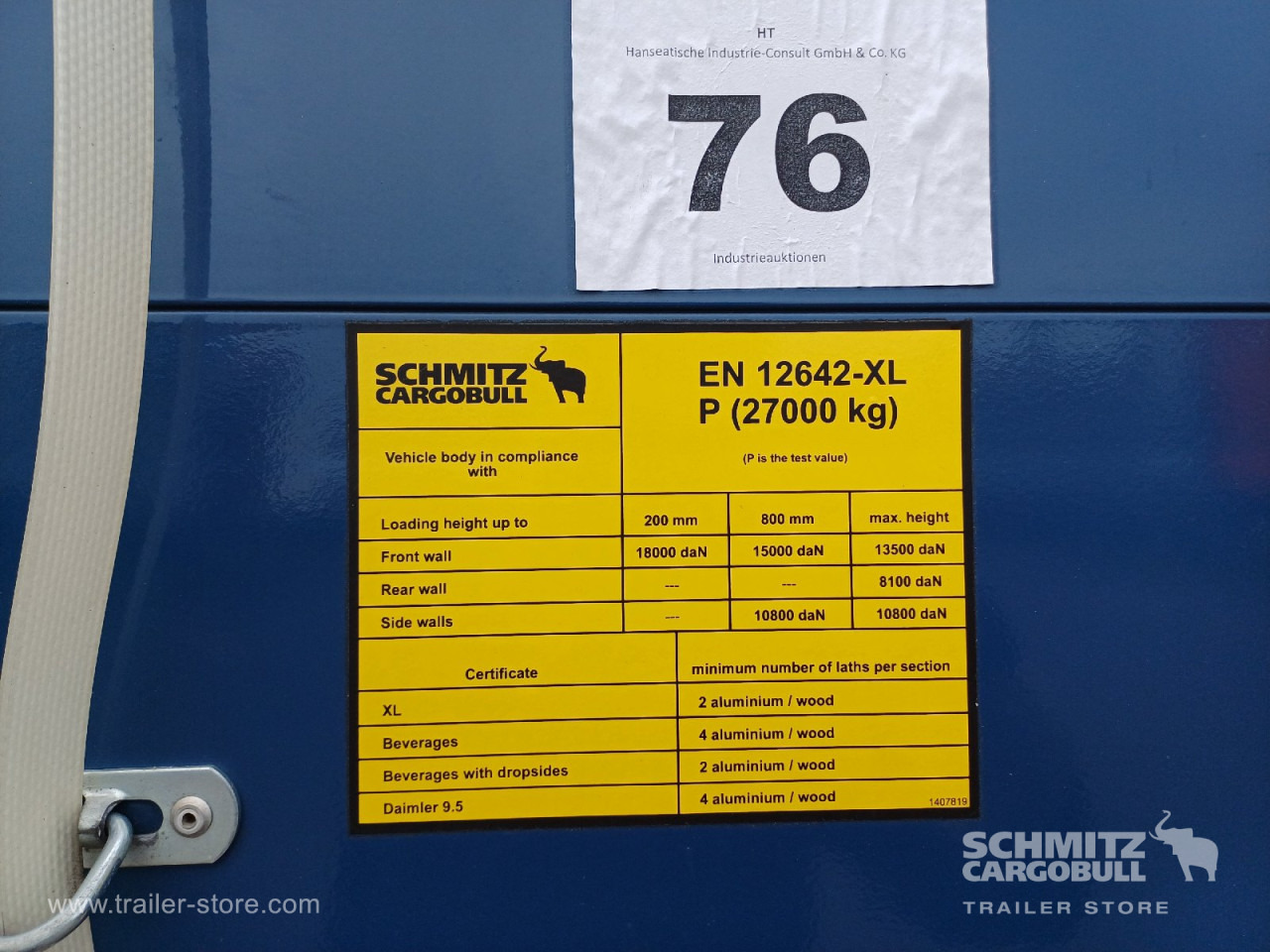 SCHMITZ Auflieger Curtainsider Standard - Semi-trailer dengan terpal samping: gambar 2 SCHMITZ Auflieger Curtainsider Standard - Semi-trailer dengan terpal samping: gambar 2