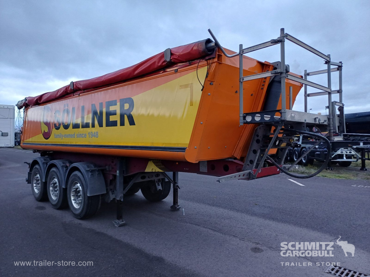 SCHMITZ Auflieger Kipper Alukastenmulde 24m³ - Semi-trailer jungkit: gambar 1 SCHMITZ Auflieger Kipper Alukastenmulde 24m³ - Semi-trailer jungkit: gambar 1