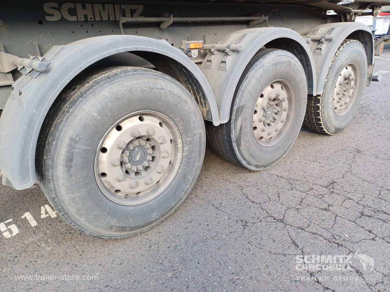 SCHMITZ Auflieger Kipper Alukastenmulde 24m³ - Semi-trailer jungkit: gambar 2 SCHMITZ Auflieger Kipper Alukastenmulde 24m³ - Semi-trailer jungkit: gambar 2