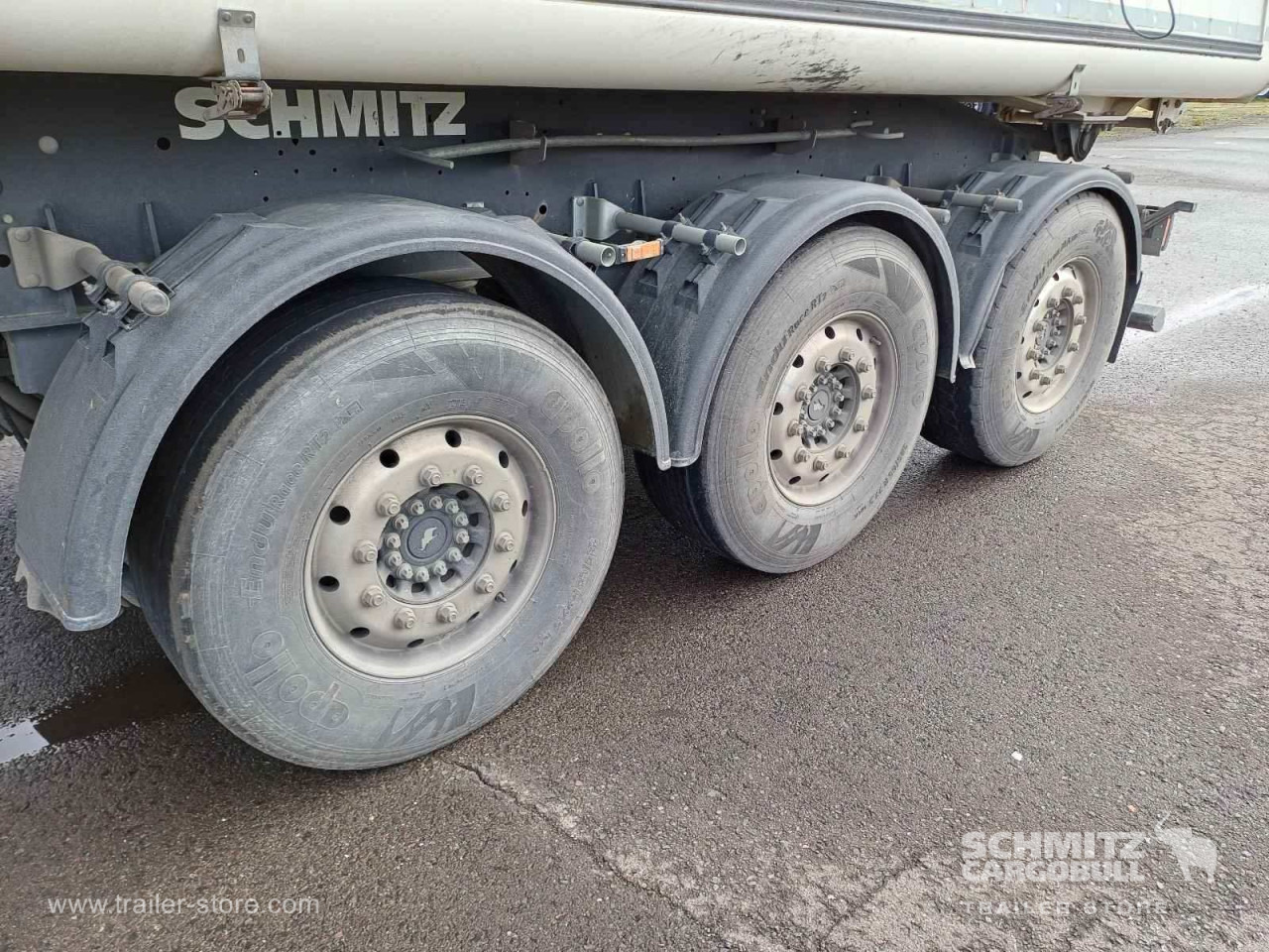 SCHMITZ Auflieger Kipper Alukastenmulde 24m³ - Semi-trailer jungkit: gambar 2 SCHMITZ Auflieger Kipper Alukastenmulde 24m³ - Semi-trailer jungkit: gambar 2