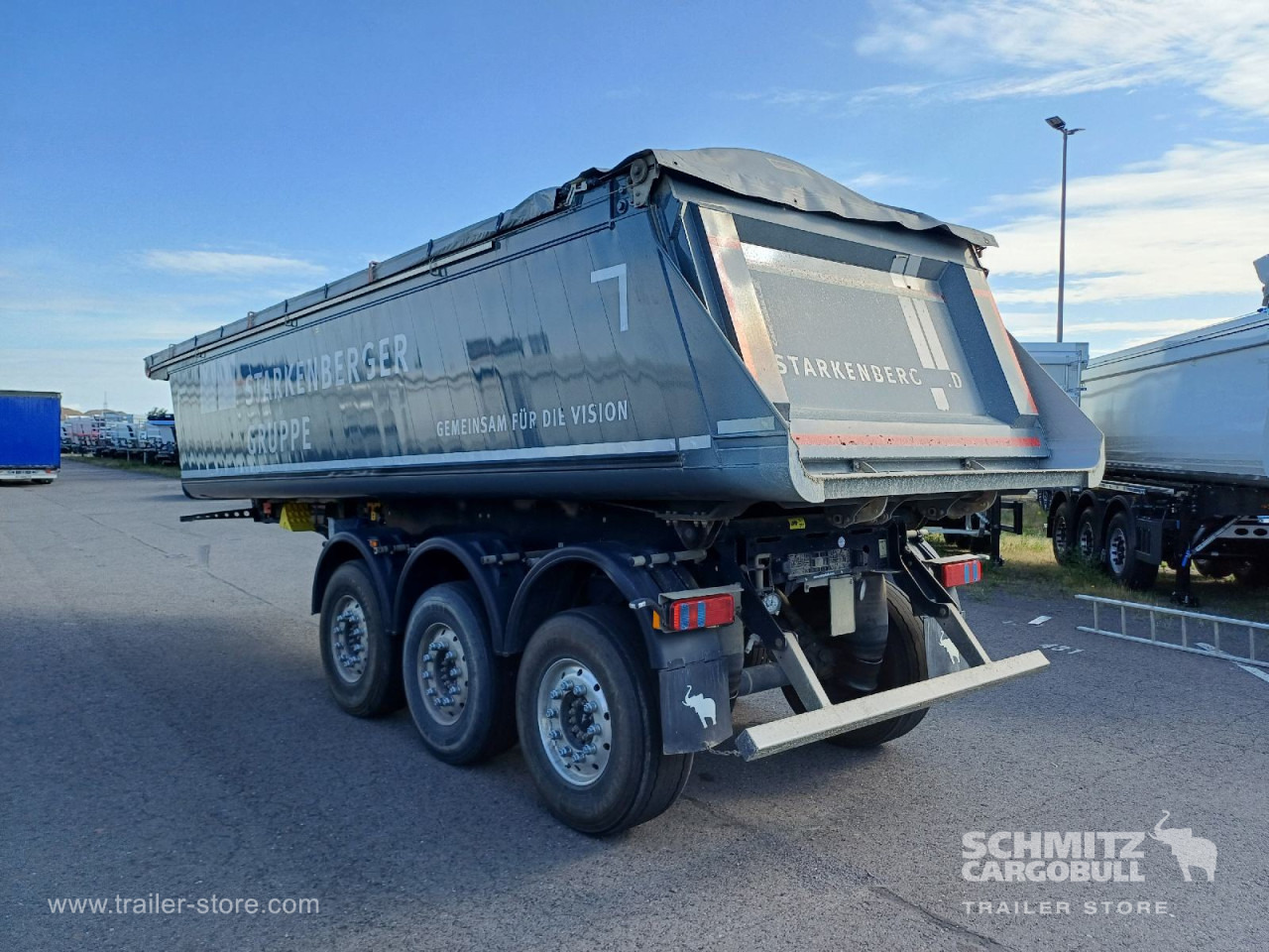 SCHMITZ Auflieger Kipper Alukastenmulde 24m³ - Semi-trailer jungkit: gambar 5 SCHMITZ Auflieger Kipper Alukastenmulde 24m³ - Semi-trailer jungkit: gambar 5