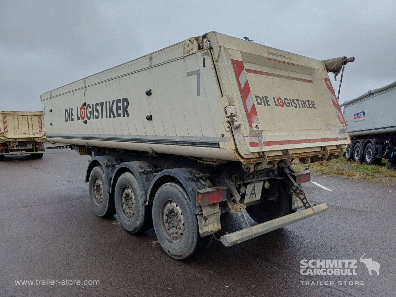 SCHMITZ Auflieger Kipper Alukastenmulde 24m³ - Semi-trailer jungkit: gambar 4 SCHMITZ Auflieger Kipper Alukastenmulde 24m³ - Semi-trailer jungkit: gambar 4