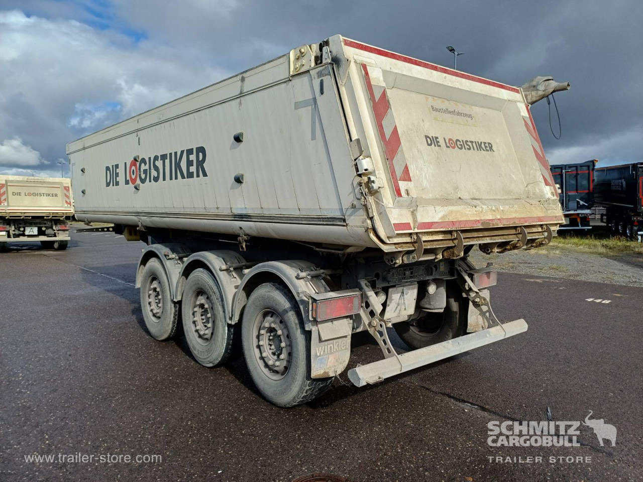 SCHMITZ Auflieger Kipper Alukastenmulde 24m³ - Semi-trailer jungkit: gambar 4 SCHMITZ Auflieger Kipper Alukastenmulde 24m³ - Semi-trailer jungkit: gambar 4