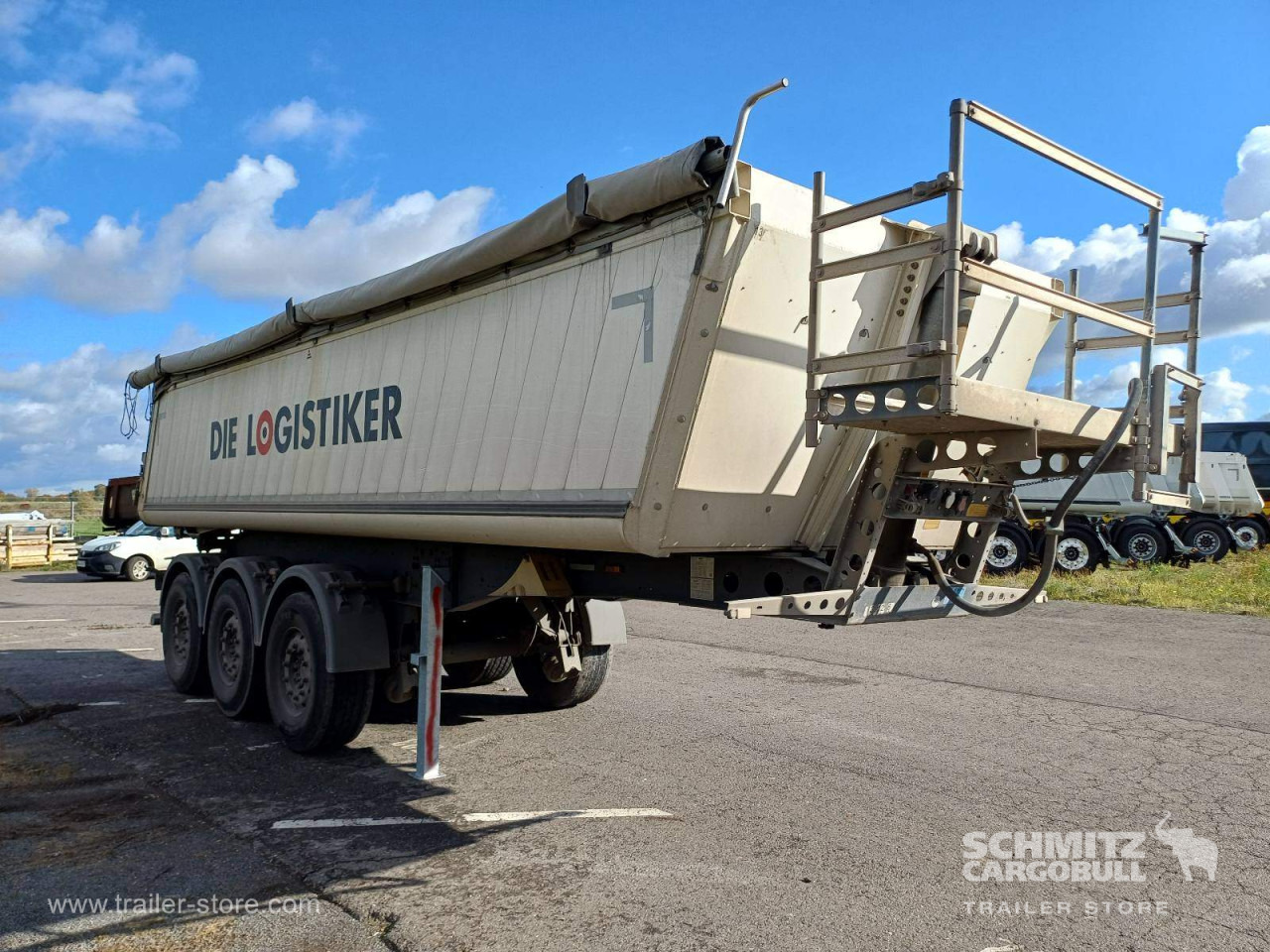 SCHMITZ Auflieger Kipper Alukastenmulde 24m³ - Semi-trailer jungkit: gambar 1 SCHMITZ Auflieger Kipper Alukastenmulde 24m³ - Semi-trailer jungkit: gambar 1