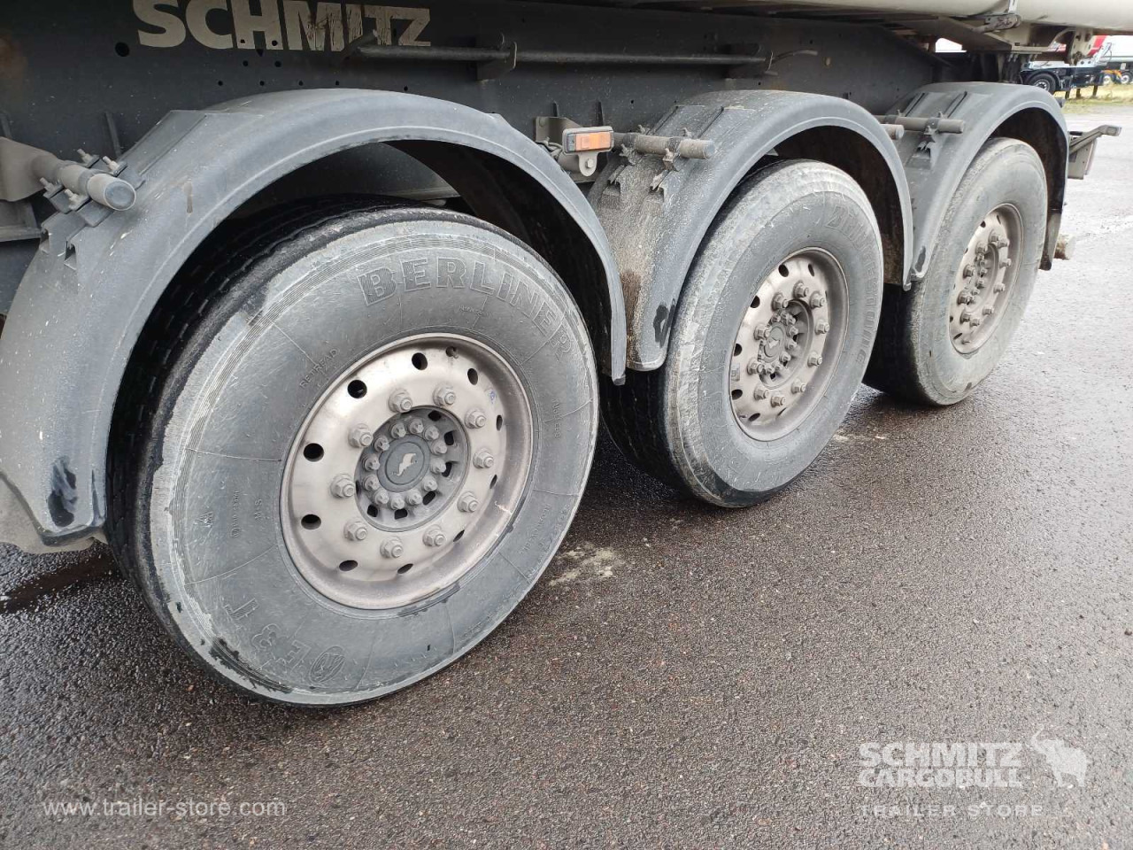 SCHMITZ Auflieger Kipper Alukastenmulde 24m³ - Semi-trailer jungkit: gambar 2 SCHMITZ Auflieger Kipper Alukastenmulde 24m³ - Semi-trailer jungkit: gambar 2