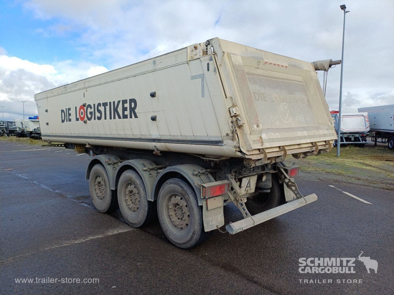SCHMITZ Auflieger Kipper Alukastenmulde 24m³ - Semi-trailer jungkit: gambar 4 SCHMITZ Auflieger Kipper Alukastenmulde 24m³ - Semi-trailer jungkit: gambar 4