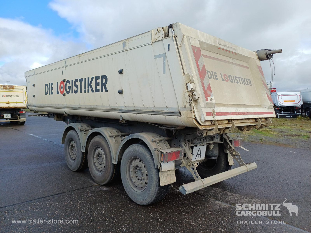 SCHMITZ Auflieger Kipper Alukastenmulde 24m³ - Semi-trailer jungkit: gambar 4 SCHMITZ Auflieger Kipper Alukastenmulde 24m³ - Semi-trailer jungkit: gambar 4