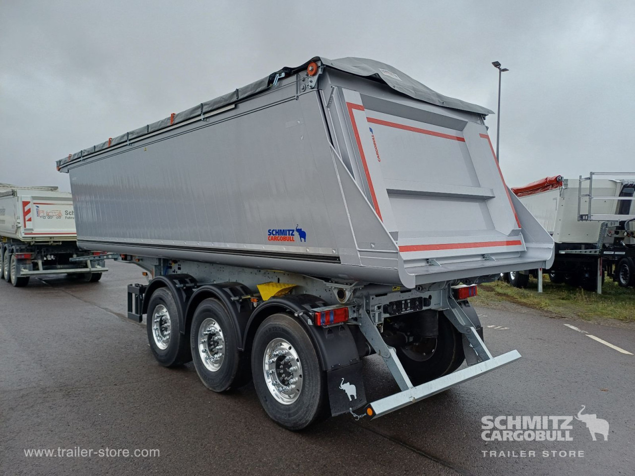 SCHMITZ Auflieger Kipper Alukastenmulde 29m³ - Semi-trailer jungkit: gambar 5 SCHMITZ Auflieger Kipper Alukastenmulde 29m³ - Semi-trailer jungkit: gambar 5