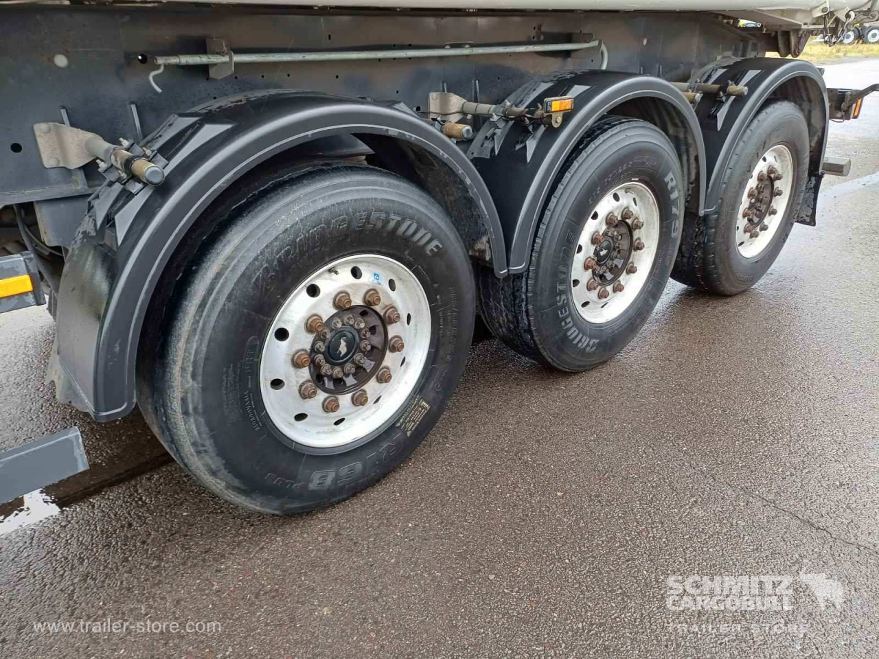 SCHMITZ Auflieger Kipper Alukastenmulde 44m³ - Semi-trailer jungkit: gambar 2 SCHMITZ Auflieger Kipper Alukastenmulde 44m³ - Semi-trailer jungkit: gambar 2