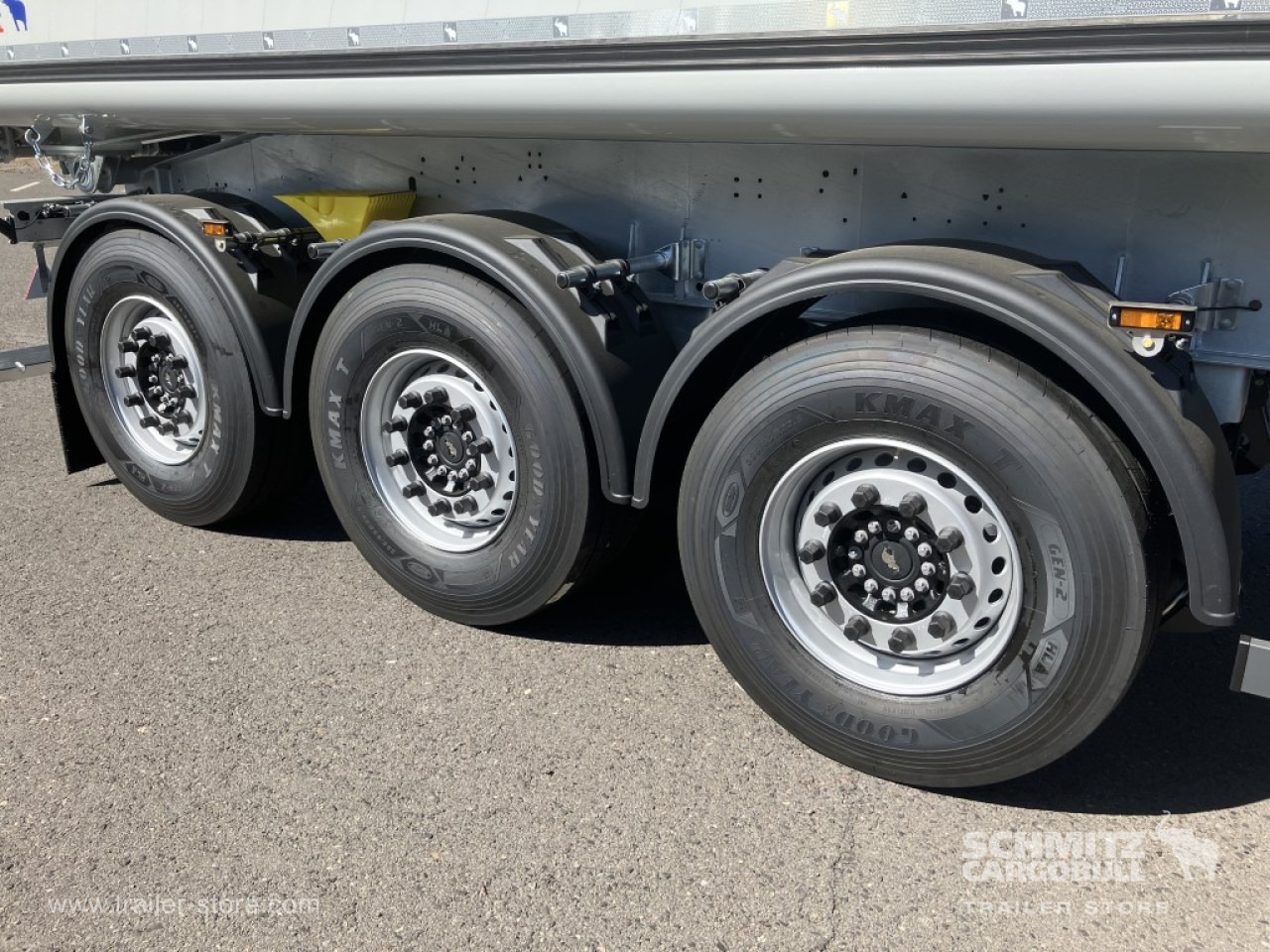 SCHMITZ Auflieger Kipper Alukastenmulde 52m³ - Semi-trailer jungkit: gambar 3 SCHMITZ Auflieger Kipper Alukastenmulde 52m³ - Semi-trailer jungkit: gambar 3