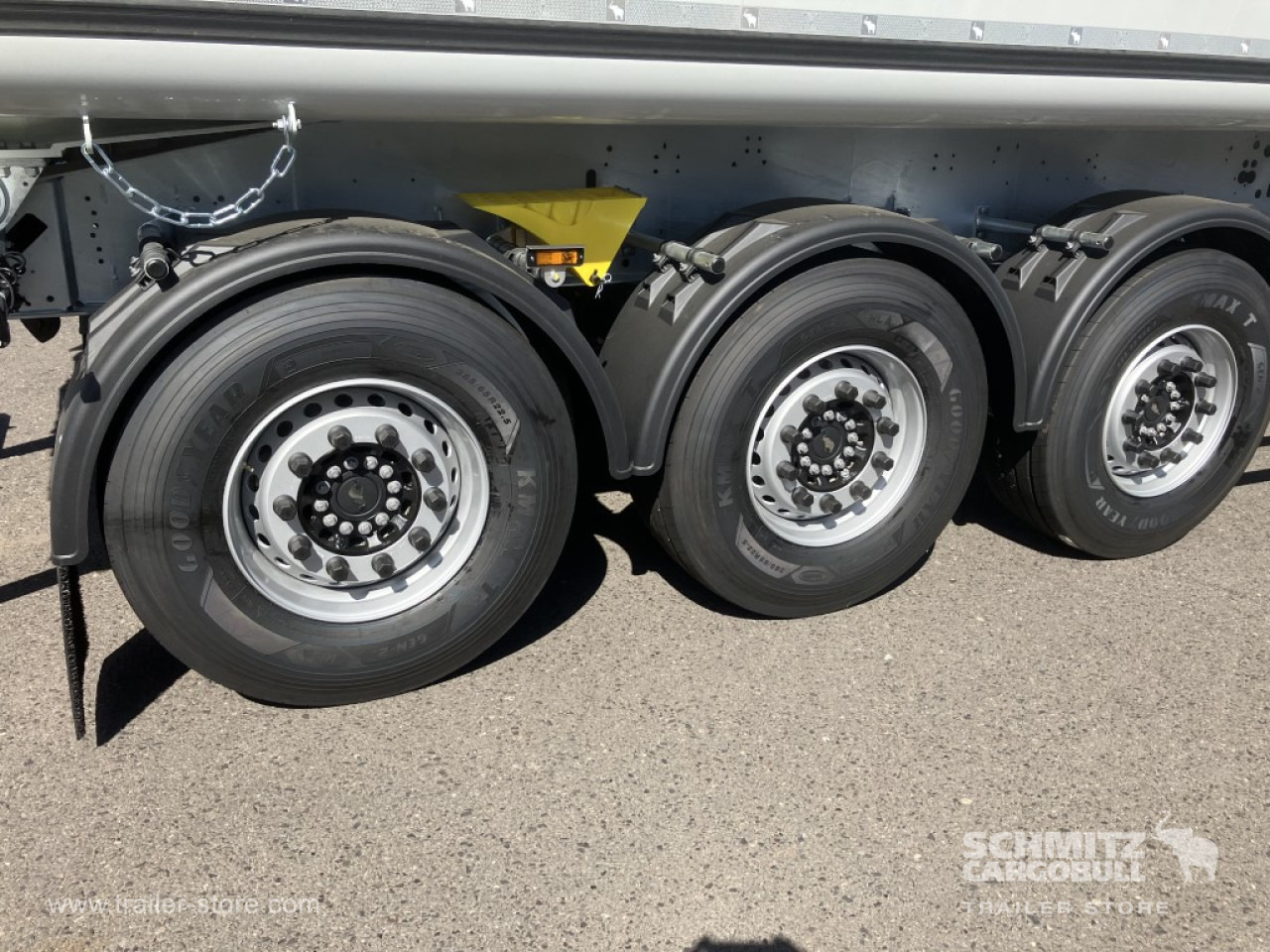 SCHMITZ Auflieger Kipper Alukastenmulde 52m³ - Semi-trailer jungkit: gambar 4 SCHMITZ Auflieger Kipper Alukastenmulde 52m³ - Semi-trailer jungkit: gambar 4