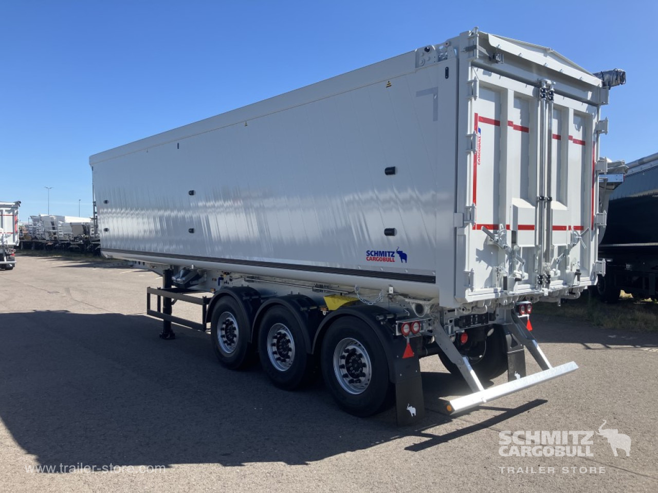 Semi-trailer jungkit baru SCHMITZ Auflieger Kipper Alukastenmulde 52m³: gambar 8