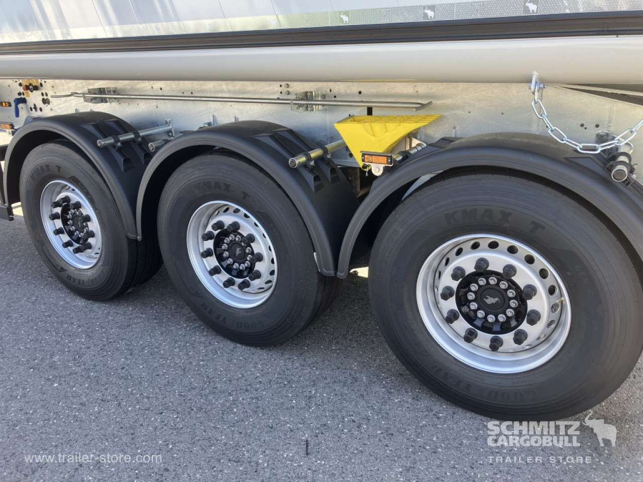 SCHMITZ Auflieger Kipper Alukastenmulde 52m³ - Semi-trailer jungkit: gambar 3 SCHMITZ Auflieger Kipper Alukastenmulde 52m³ - Semi-trailer jungkit: gambar 3