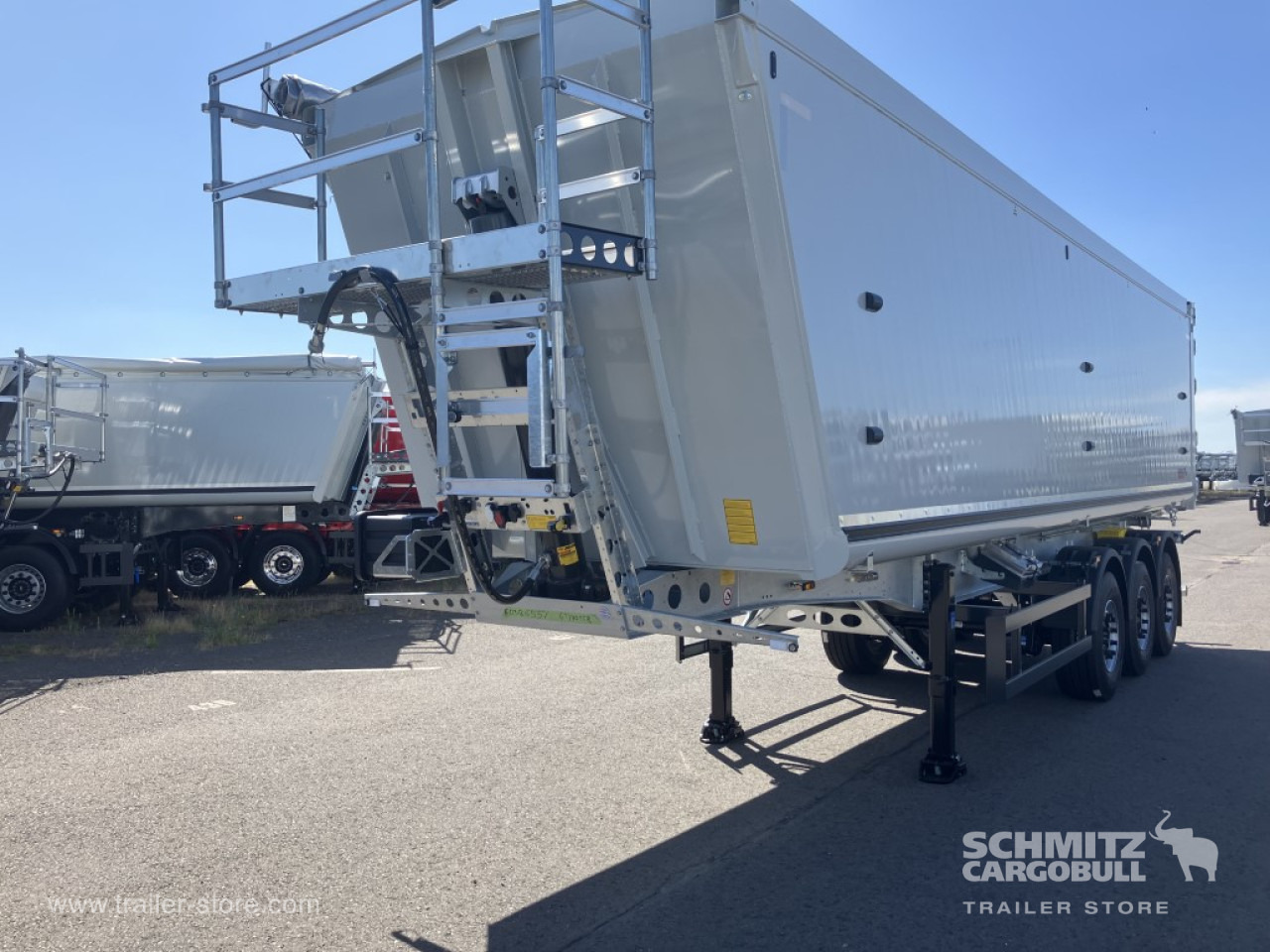 Semi-trailer jungkit baru SCHMITZ Auflieger Kipper Alukastenmulde 52m³: gambar 10