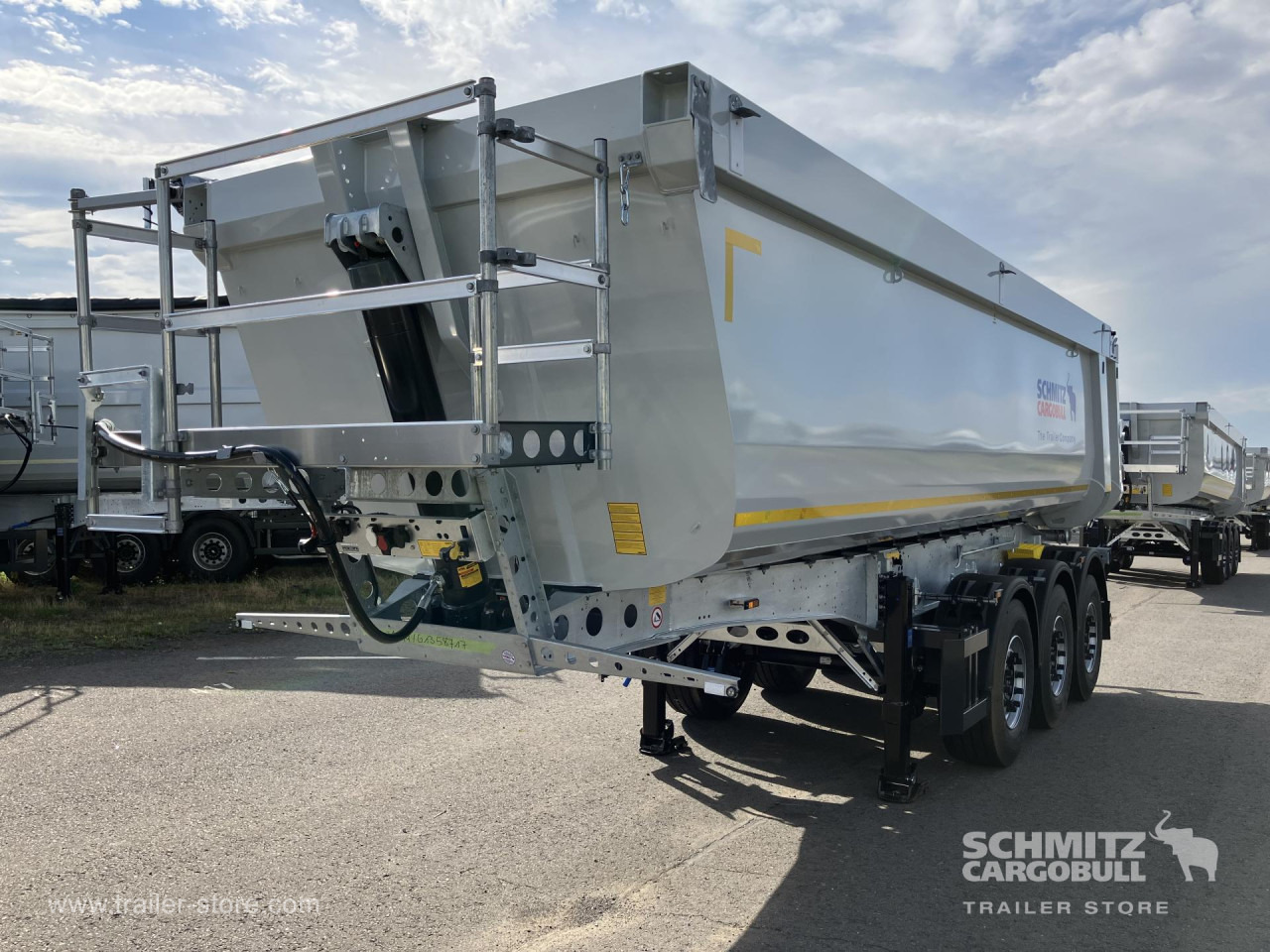 SCHMITZ Auflieger Kipper Stahlrundmulde 29m³ - Semi-trailer jungkit: gambar 5 SCHMITZ Auflieger Kipper Stahlrundmulde 29m³ - Semi-trailer jungkit: gambar 5