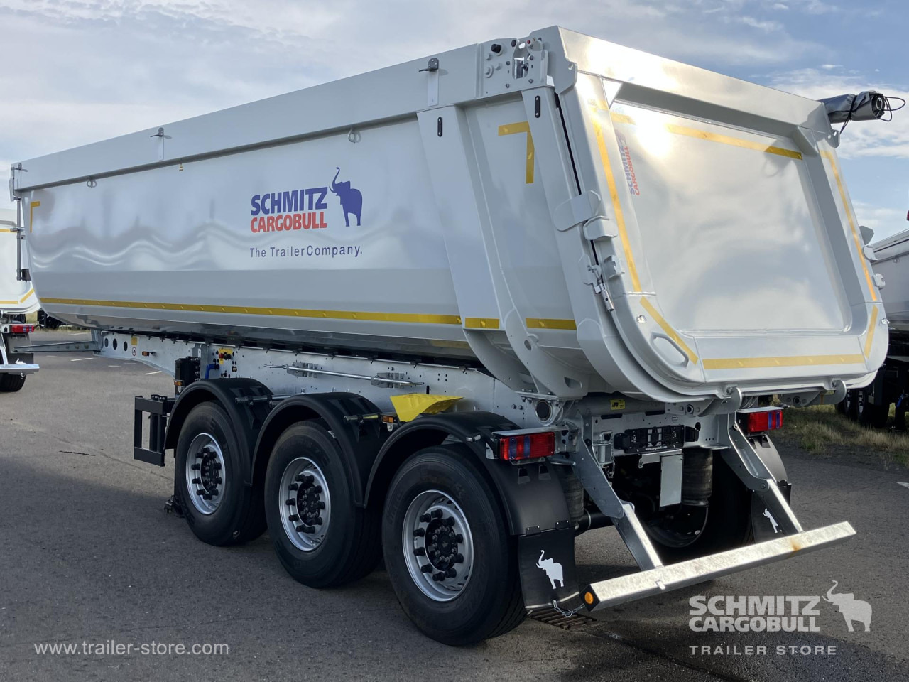 SCHMITZ Auflieger Kipper Stahlrundmulde 29m³ - Semi-trailer jungkit: gambar 5 SCHMITZ Auflieger Kipper Stahlrundmulde 29m³ - Semi-trailer jungkit: gambar 5