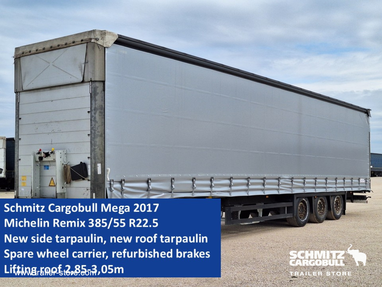 SCHMITZ Curtainsider Mega - Semi-trailer dengan terpal samping: gambar 1 SCHMITZ Curtainsider Mega - Semi-trailer dengan terpal samping: gambar 1