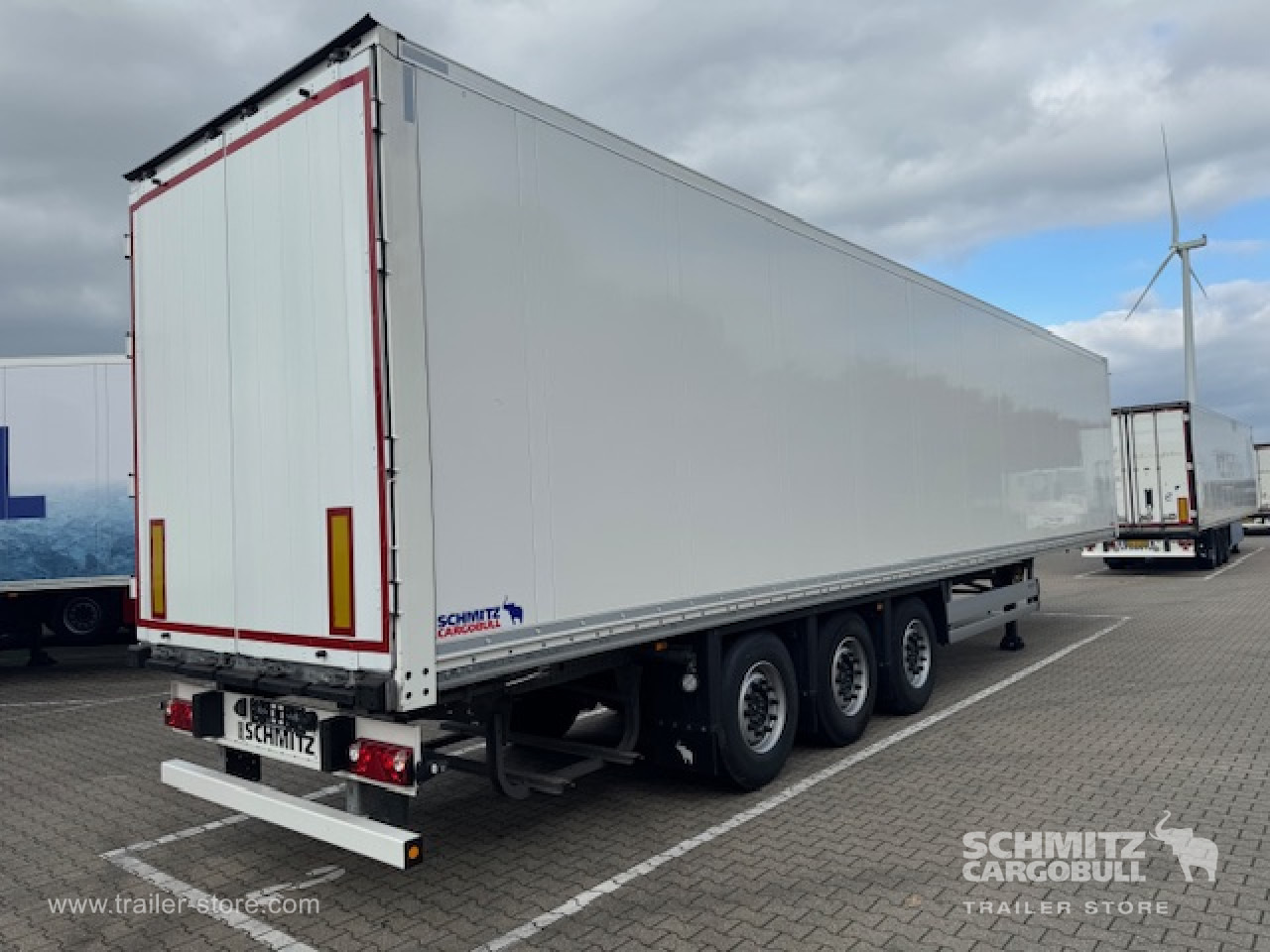 Semi-trailer kotak tertutup SCHMITZ Oplegger Kasten Standard: gambar 1