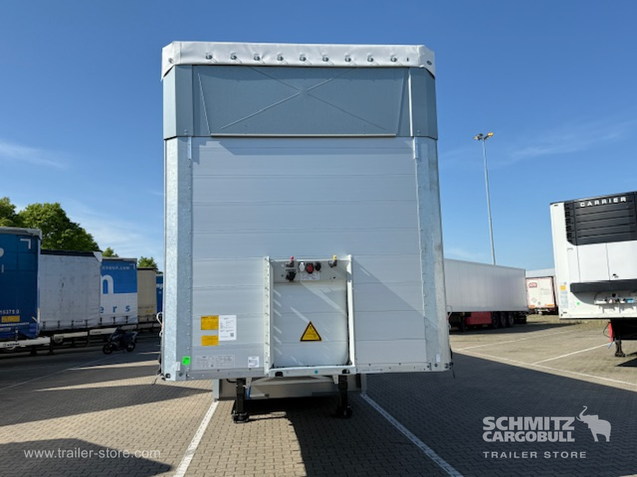 Semi-trailer dengan terpal samping baru SCHMITZ Oplegger Schuifzeil Mega: gambar 9
