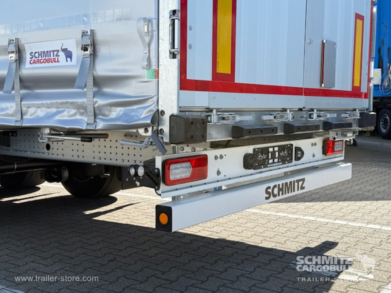 Semi-trailer dengan terpal samping baru SCHMITZ Oplegger Schuifzeil Mega: gambar 10
