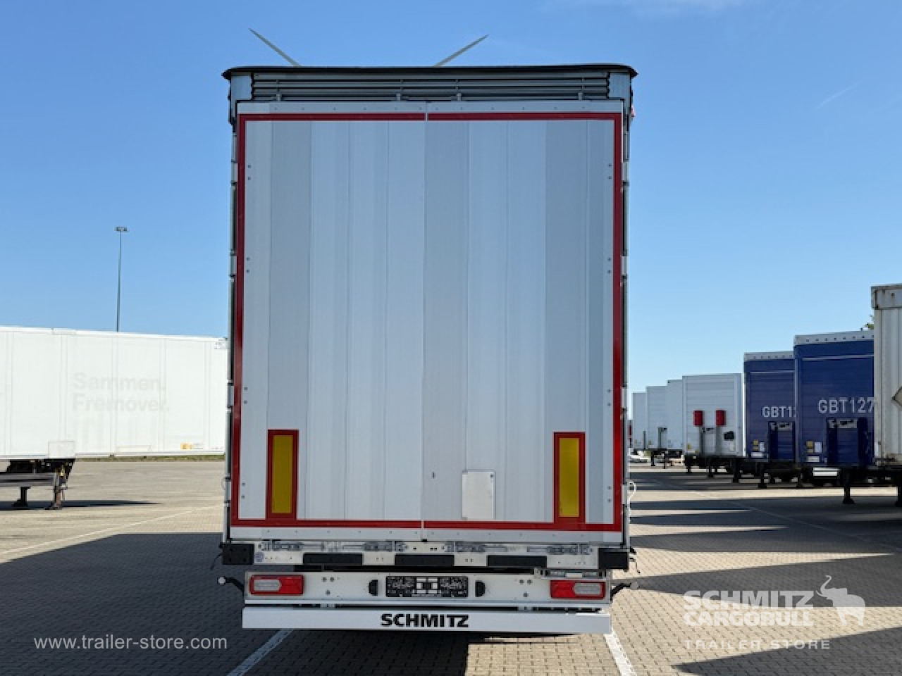 Semi-trailer dengan terpal samping baru SCHMITZ Oplegger Schuifzeil Mega: gambar 8