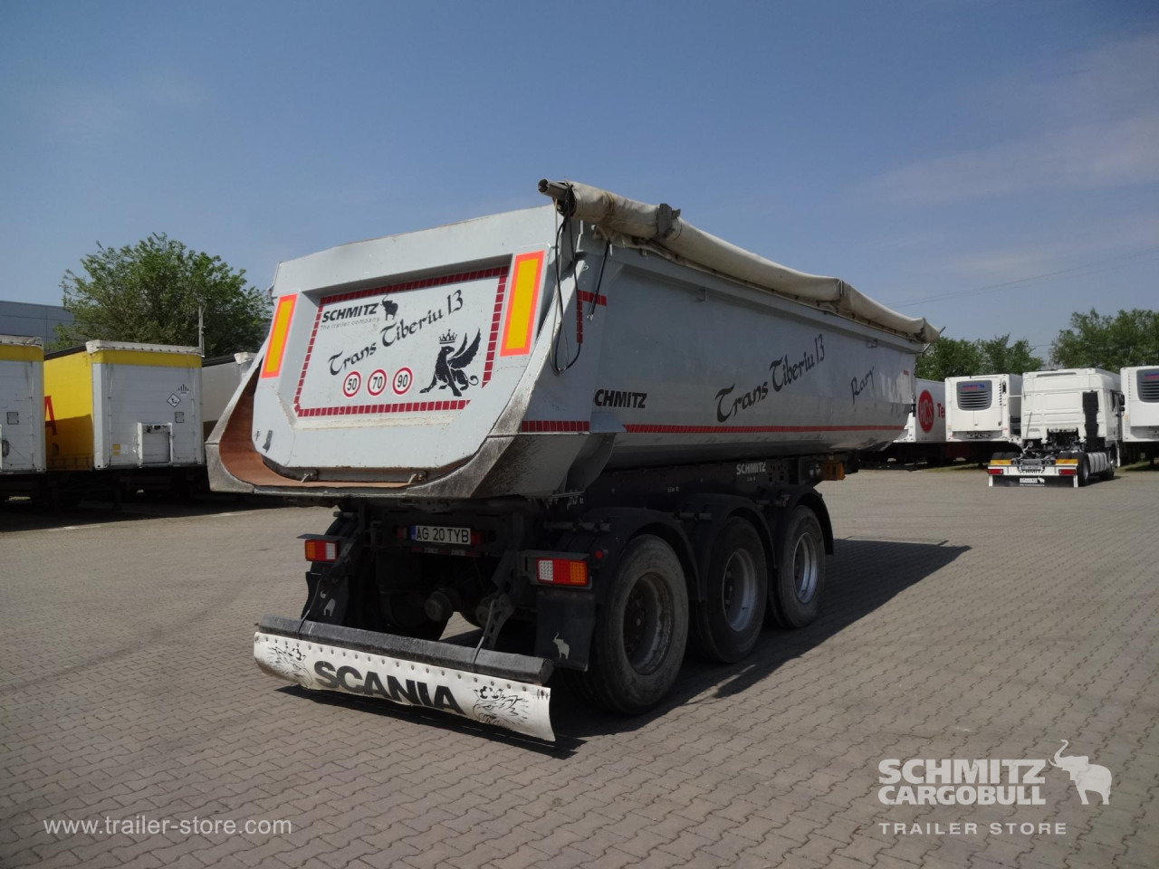 SCHMITZ Bena basculabila semirotunda din otel 24m³ - Semi-trailer jungkit: gambar 3 SCHMITZ Bena basculabila semirotunda din otel 24m³ - Semi-trailer jungkit: gambar 3