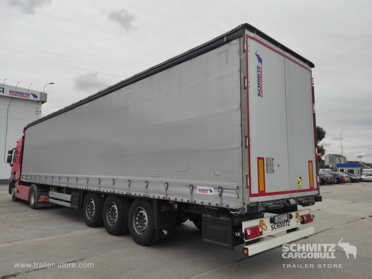 SCHMITZ Напівпричіп Стандартний - Semi-trailer dengan terpal samping: gambar 1 SCHMITZ Напівпричіп Стандартний - Semi-trailer dengan terpal samping: gambar 1