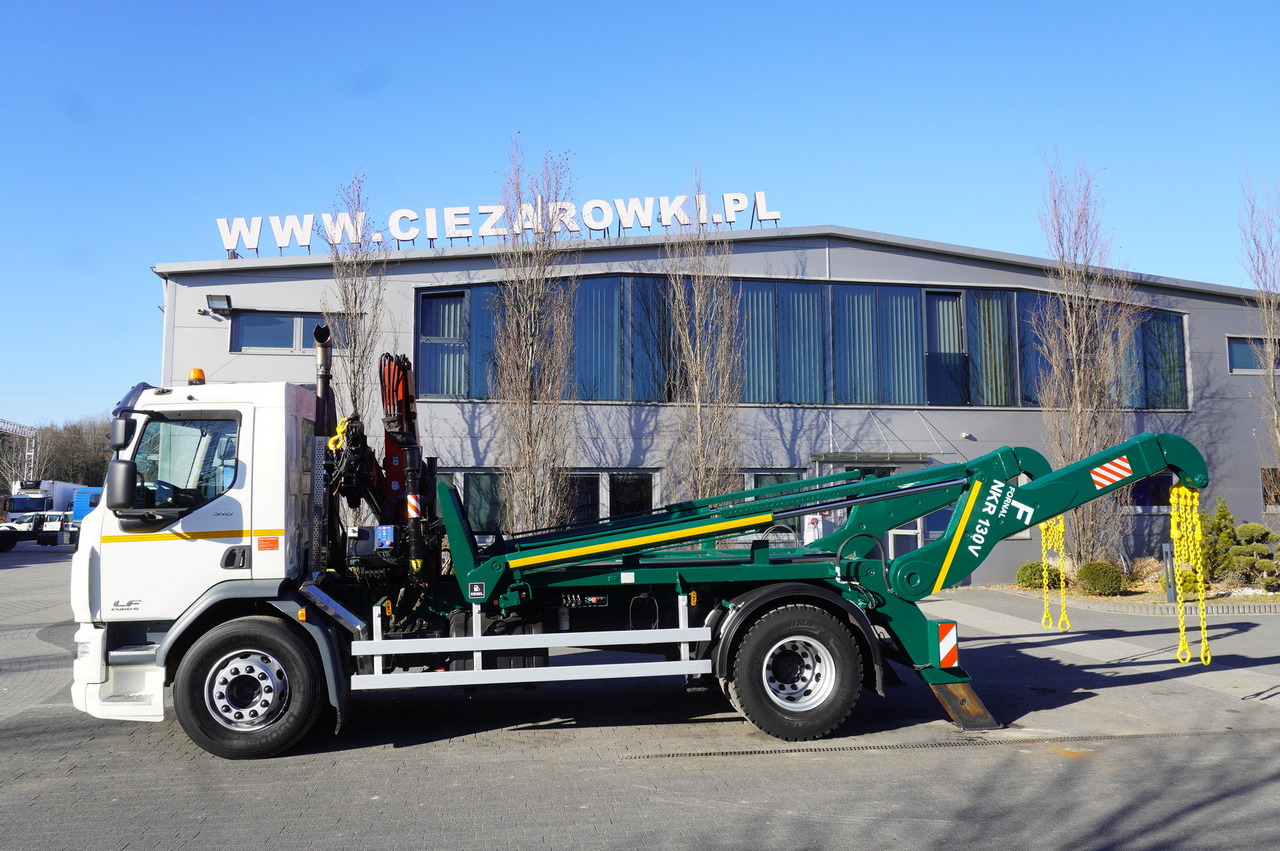 DAF LF 18.310 E6 / Skip loader Fornal NKR 130V / HDS HMF 735 K2 / Manual gearbox - Hook lift, Truk derek: gambar 3 DAF LF 18.310 E6 / Skip loader Fornal NKR 130V / HDS HMF 735 K2 / Manual gearbox - Hook lift, Truk derek: gambar 3